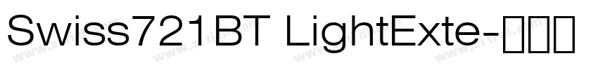 Swiss721BT LightExte字体转换